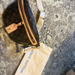 LV high rise belt bag